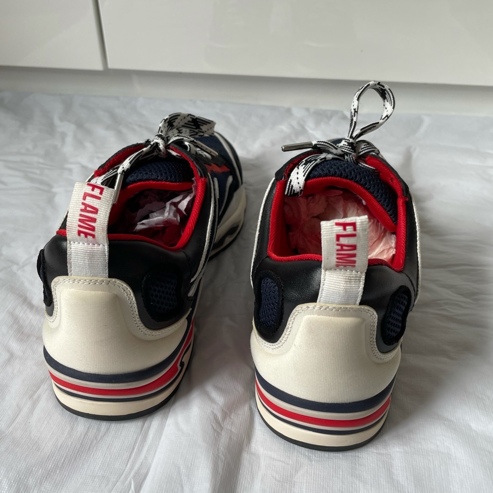 SANDRO FLAME SNEAKERS DARK NAVY SIZE EU 40/USA 9-9.5 NWT - Picture 6 of 16